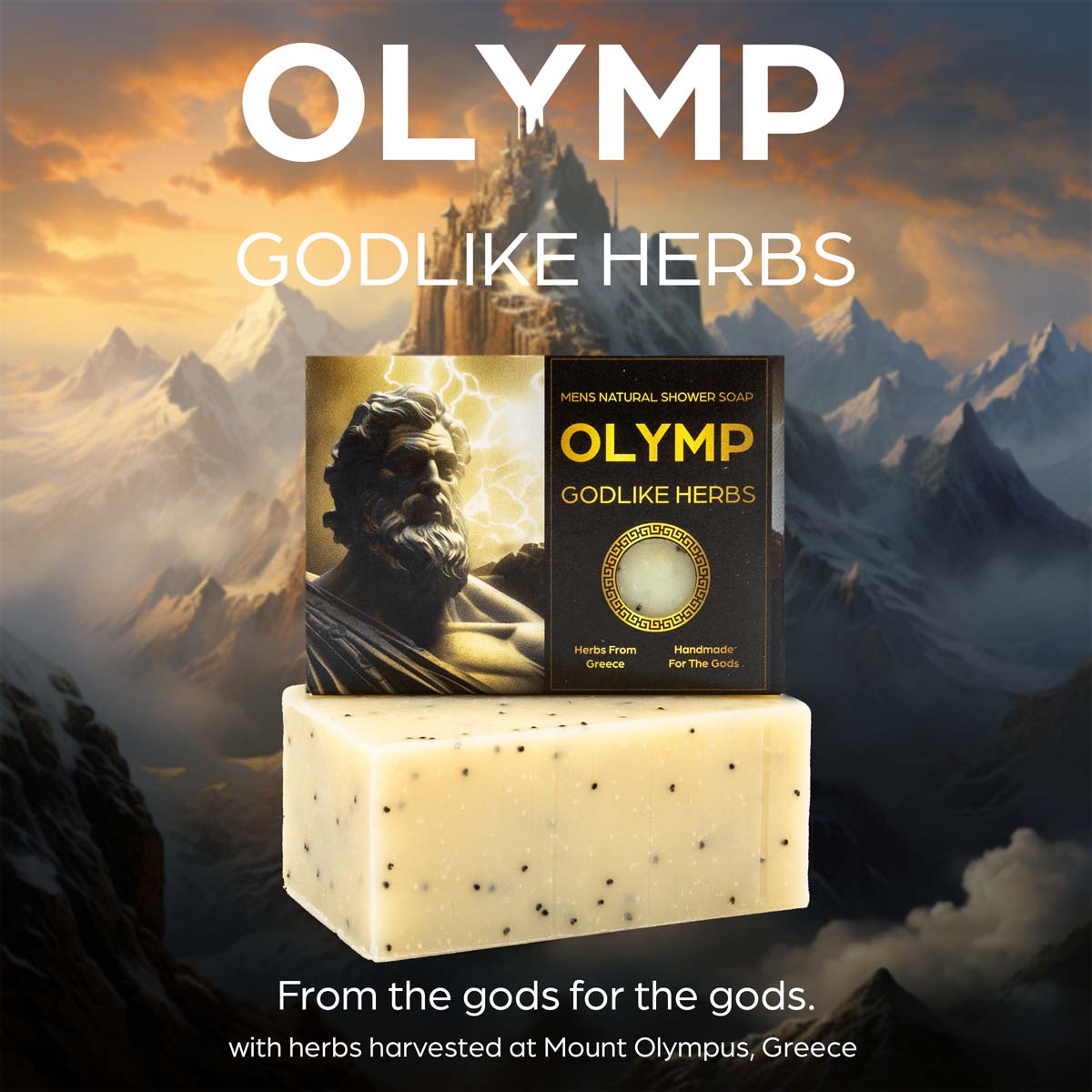 Olymp Godlike Herbs Peeling-Körperpflege Seife