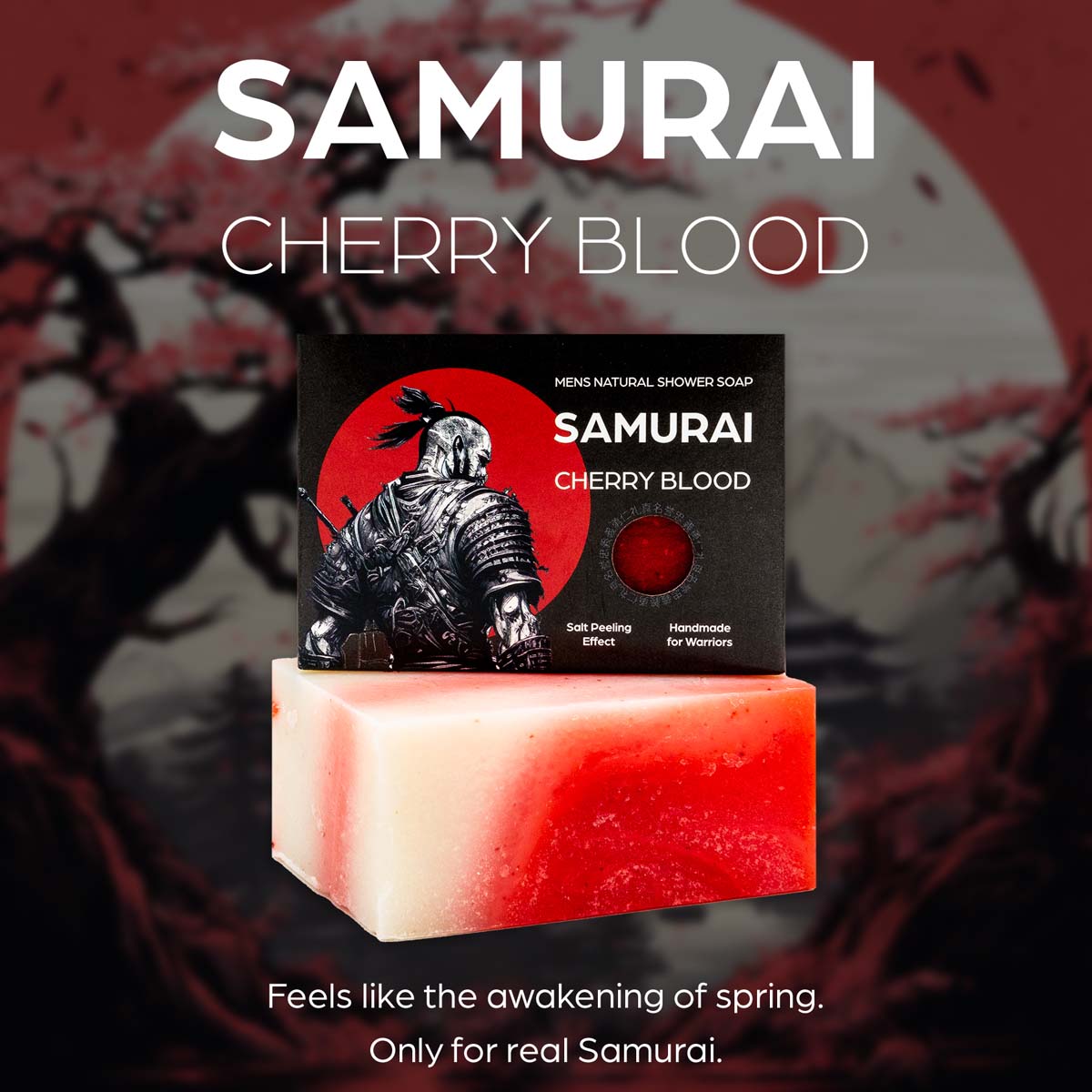 Samurai Cherry Blood Peeling Körperpflege Seife